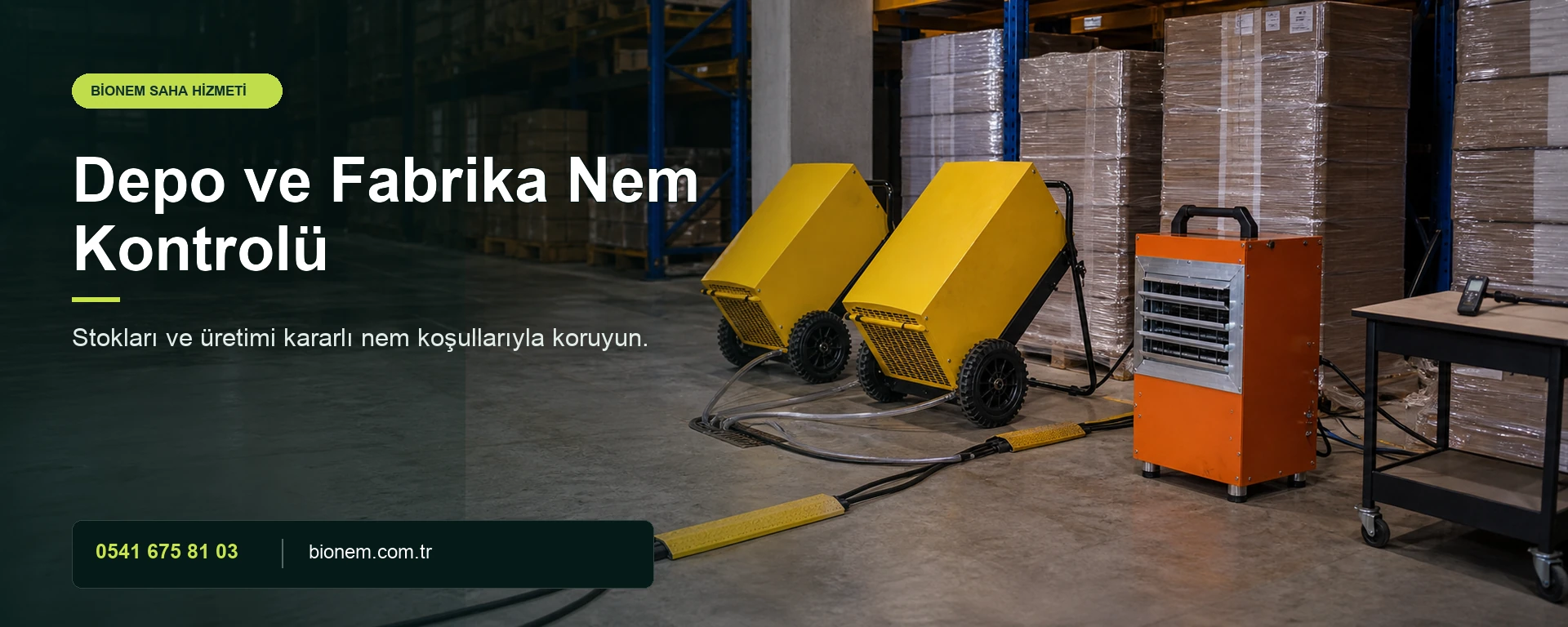 Depo ve Fabrika Nem Kontrolü