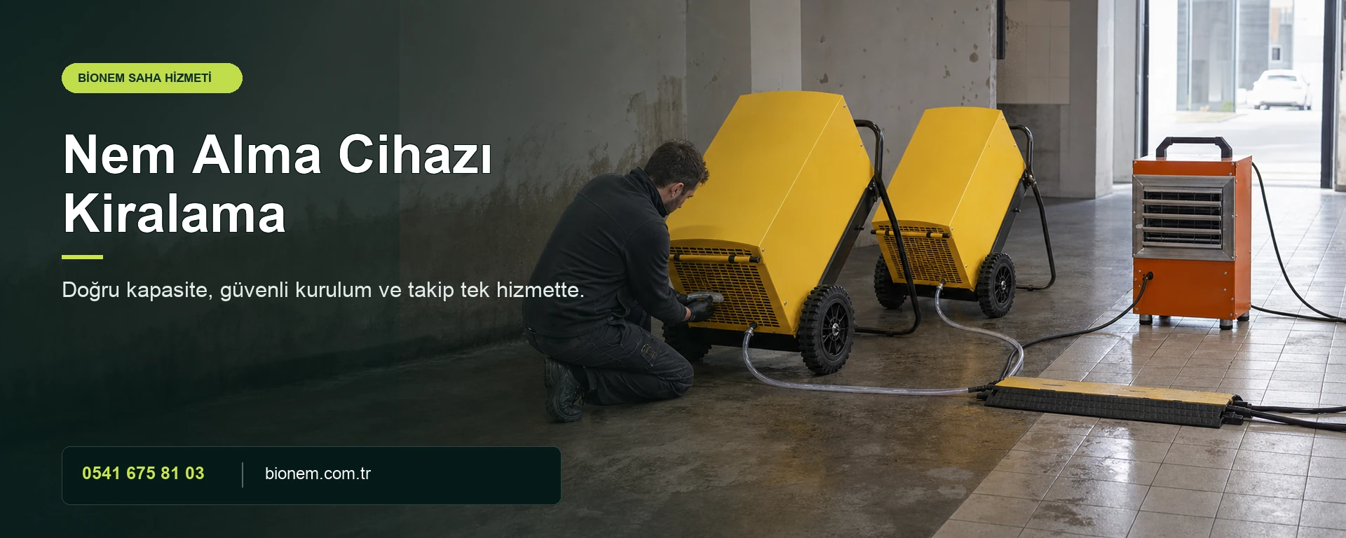 Nem Alma Cihazı Kiralama