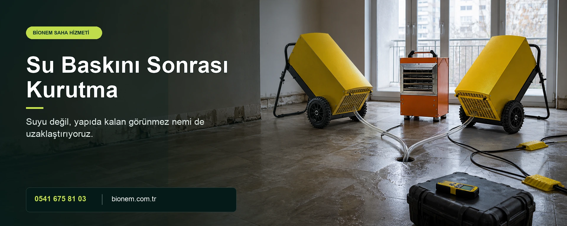 Su Baskını Sonrası Kurutma