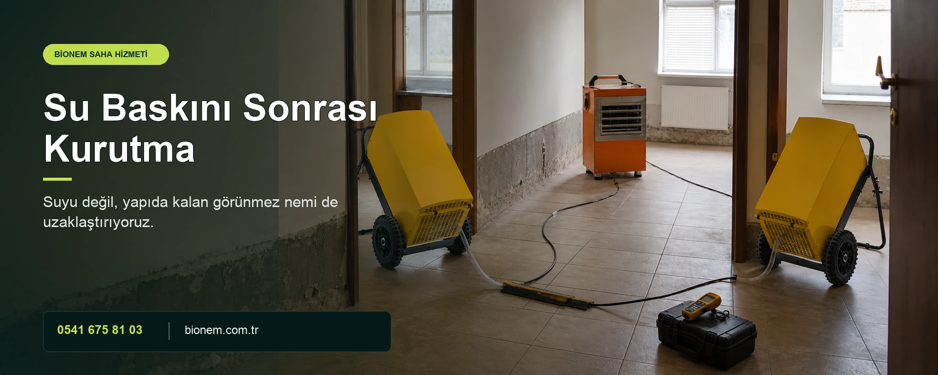 Su Baskını Sonrası Kurutma